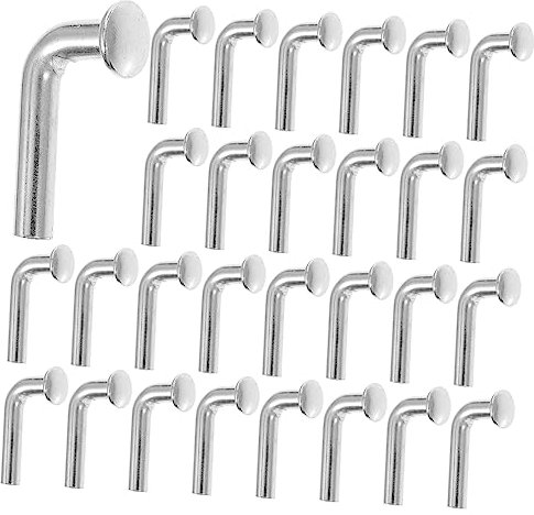 Gatuida Palettenregal Aushebesicherung Drop Pin: 100 Stück Strapazierfähige Fallbolzen Für Palettenregale Stift Paletten-Sicherheitsnadel J- Bolzen Palettenregale Regal Traversensicherung