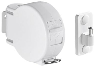 Innovador tensor de cuerda para tendedero, cuadrado/círculo, retráctil, para interiores, perchas retráctiles, tendedero, tendedero retráctil, secado de cuerda