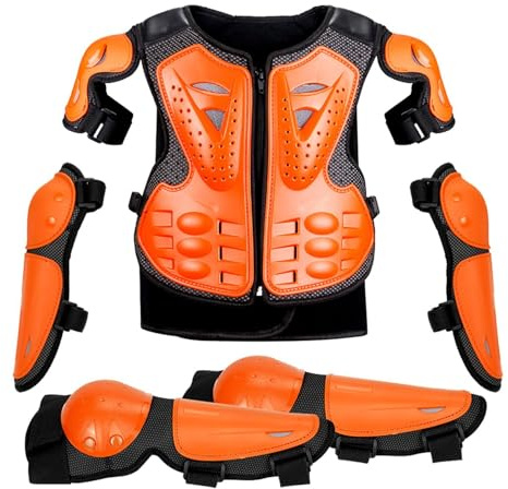 Abbigliamento moto per bambini, equipaggiamento fuoristrada | Tuta protettiva per moto per bambini | Protezione per la guida della moto, tuta protettiva per attrezzatura da guida per bambini per il ci