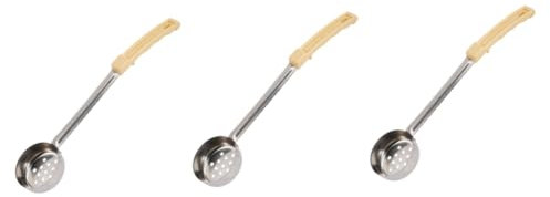 CONGARTENO 3pcs Stainless Steel Pizza Sauce Ladle Serving Spoon Kitchen Sauce Scoop Food Portion Control Tool