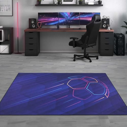 Taracarpet Kinderzimmer Teppich für Kinder, Jungen, Mädchen und Jugendzimmer Fresh Kids Fußball Game 80x150 cm