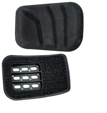 Besttoolifes Cuscinetti di ricambio in schiuma per manubrio da triathlon, per ciclismo, corsa, allenamento, con design a compressione, 103 x 77 mm, colore nero
