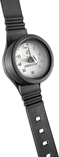 Cressi Wristband Depht Gauge Bar - Profondimètre Analogique Durable au Poignet Unisex, Taille Unique