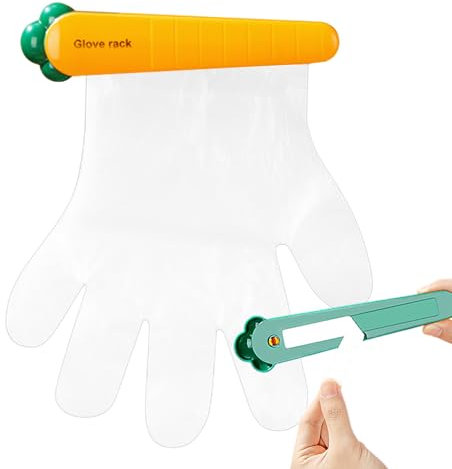 Glove Holder - 100 Pieces Gloves Glove Clamp | Wall-Mounted Glove Clips | Glove Grabber Suitable for Kitchens, Homes, Studios, Businesses, and Working Places