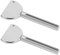 kwmobile 2x Tubenquetscher Presse aus Metall - Zahnpasta Creme Handlotion Tönungscreme Tubenpresse Set - 8,3 x 3,5cm Tubenausdrücker Ausquetscher