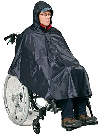 HeRo24 Poncho impermeabile per sedia a rotelle, per bicicletta o come parapioggia