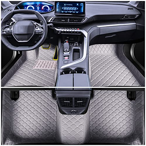 Muchkey Alfombrillas Coche para Mercedes Benz w202 w203 w204 w205 w207 w208 w209 w210 w211 w212 w213 w219 w220 w221 w245 w246 Personalizadas Alfombras Tapete Gris
