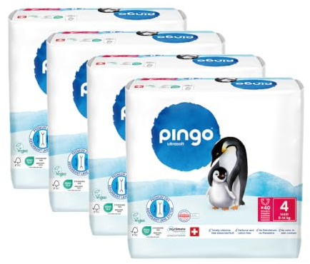Pack ahorro Pañales T4 (8-14kg) Pingo 160 Uds