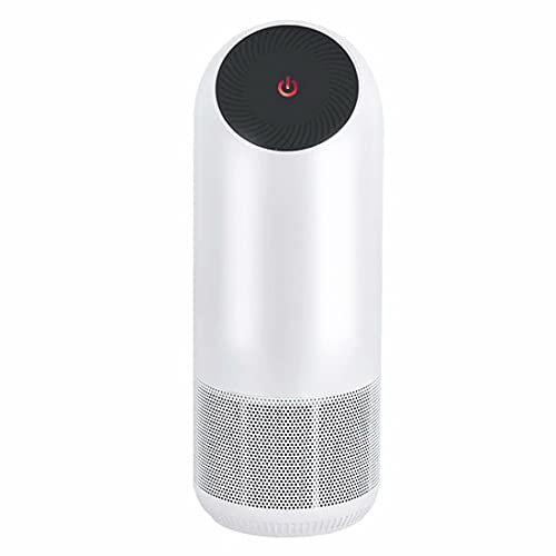 HGTRH Purificador De Aire Bajo Consumo, Purificador De Aire Ionizador Coche Purificador Aire Aromaterapia Purificador De Aire 4 En 1 con Filtro Hepa Elimina Alergia Tabaco Polen Olor