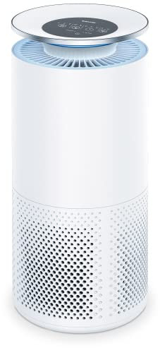 Beurer LR 400 Luftreiniger, Steuerung und Überwachung der Raumluft per App, dreischichtiges Filtersystem und zuschaltbares ultraviolettes Licht, für Räume bis 69m²