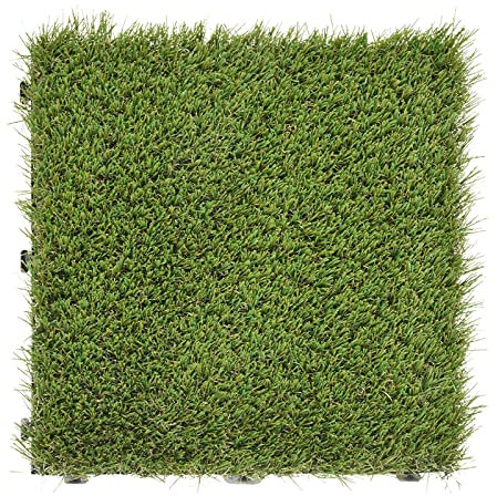 Gazon Synthétique Artificiel Set De 10 Dalles, Herbe Artificielle - 9 PCS Tapis D'herbe Artificielle Gazon Pelouse Jardin Micro Paysage Ornement Décor À La Maison,Carreaux 30 X 30 Cm ( Color : 8 PCS )