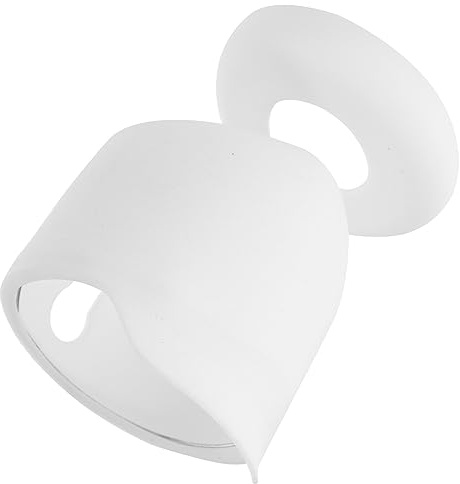 UKCOCO Security Camera Protective Cover Sleeve for Nest Outdoor Cam, Silicone Rainproof Housing Case, White Weather-resistant Protector