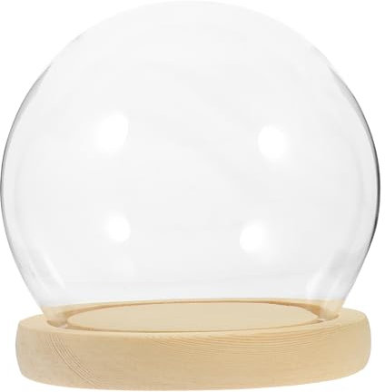 GRIRIW Niedliche Zimmerdekoration Glaskuppeln Zum Basteln Dekorative Figuren Vitrine Cloche-glas