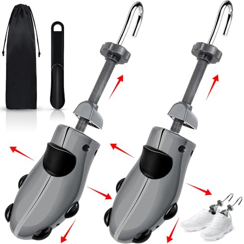 ITMNMNL Schuhspanner,2 Stück Schuhspanner,Schuhdehner Schuhweiter,Schuhweiter,Shoe Stretcher mit Schuhlöffel Schuhdehner Schuhweiter für Einstellbare Länge und Breite (35-41)