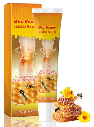 Bee Venom Gel,Arthritis Pain Relief Venom Bee Cream,Pain Relief Gel,Bee Venom Joint Relief Gel,Bee Venom Joint Soothing Gel,Muscle Pain Relief - Knee,Shoulder,Neck,Back,Leg Bee Venom Relief Gel