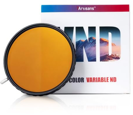7artisans 82mm True Color VND (2-5 Stops) Variable Neutral Density Filter,Adjustable ND Filter Water Repellent and Scratch Resistant for Camera Lens
