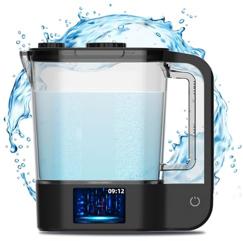 Hydrogen Water Kettle,Hydrogen-Rich Generator Jug,Hydrogen Water Bottle With Dural Electrolyzer,Hydrogen Generator,H2 Life Hydrogen Water Pitcher,H2Go Hydrogen Water Purified Machine