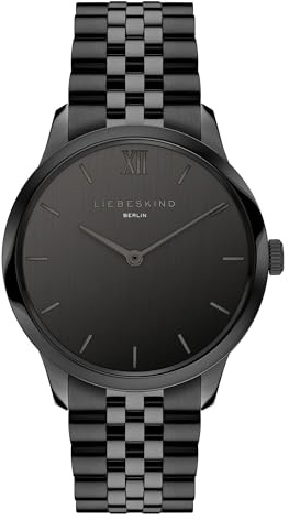 Liebeskind Berlin Damen Armbanduhr – Quarzuhr 36 mm – Rundes Gehäuse – Auffälliges Design – Edelstahlarmband – 5 ATM wasserdicht