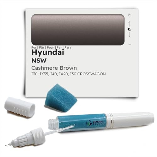 Genuine Colors Lackstift Cashmere Brown NSW für Hyundai Braun I30 IX35 I40 IX20 CROSSWAGON