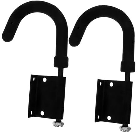 Artibetter 2pcs Stainless Steel Ladder Stabilizer Hooks for Hanging Loft Ladder Pole Hook