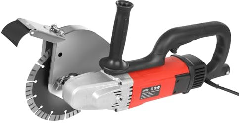 8.27 Zoll Elektrische Betonsäge Schnurgebundene Betonsäge Betontrennmaschine 7000RPM 2700W Schneidemaschine für Beton 210 Modelle bis zu 68 mm Tiefe zum Schneiden von Beton, Stahlstangen