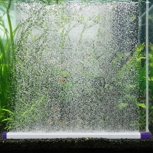 BLOTFISH Aquarium Bubble Bar Fine Air Stone, Ultra Quiet Fish Tank Bubble Curtain Wall, Energy Saving Oxygen Diffuser, 15.7in, for Freshwater & Saltwater
