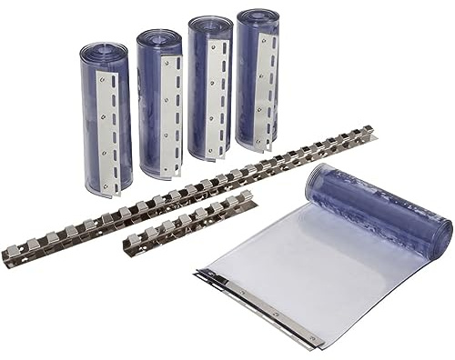 Kerbl PVC-Streifenvorhangset 300 transparent 300x3mm, 225cm