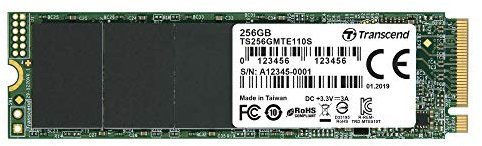 Transcend 256GB PCIe™ Gen3 x4 M.2 SSD 2280 für High-End-Anwendungen (Gaming, digitale Audio- und Videoproduktionen, etc.); schnelle Übertragung (bis zu 1.700 / 1.400 MB/s) TS256GMTE110S