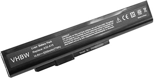 vhbw Akku kompatibel mit Medion Akoya P6631 | P6815, P6633, P6816, P7815, MD99160, P6634, P7621 Notebook (5200 mAh, 14,8 V, Li-Ion)