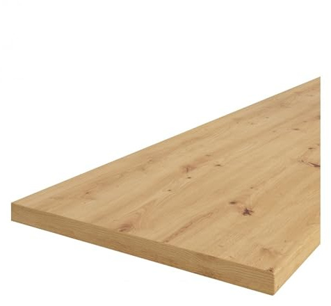 Kuechen-preisbombe Küchen Arbeitsplatte 165cm 38 mm Küchenzeile Küchenblock Eiche Artisan EKO Stilo