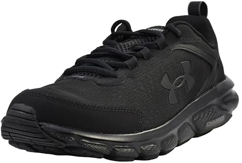 Under Armour Men's Charged Assert 9 Running Shoe, Black (003)/Black, 11.5 M US