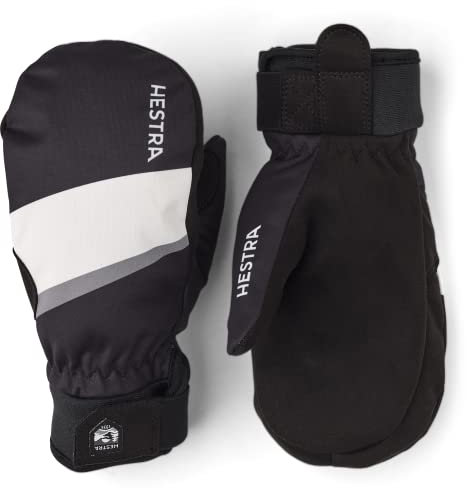 HESTRA Jungen Kid's Tracker Junior Mitt Handschuhe Schwarz 6