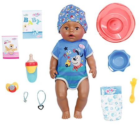 BABY Born Magic Boy DoC, Puppe mit 10 Funktionen für Kinder ab 3 Jahren, funktioniert ohne Batterie, 43 cm groß, 831656 Zapf Creation