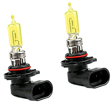 2x Jurmann HB3 65W 12V Gelb Yellow Halogen Birne für Scheinwerfer, Fernlicht, Abblendlicht, Nebelscheinwerfer - E-geprüft