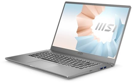 MSI Modern 15 A11SB-845ES - Ordenador portátile de15.6 FHD (1920 x 1080), GeForce MX450, 2 GB GDDR5, 1 TB NVMe PCIe Gen 3 x 4 SSD, Carbon Gray