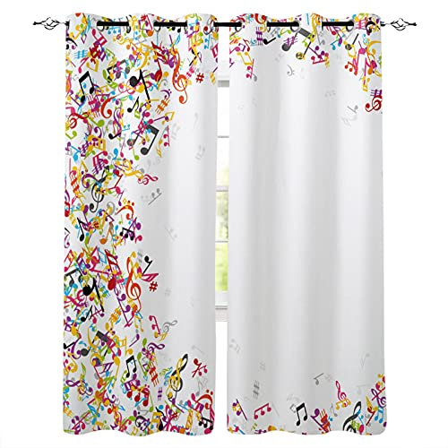MTBDDyyds Verdunkelungsvorhänge 3D Drucken 150X166Cm Bunt Pflanzen Blumen Verdunklungsvorhänge Kinderzimmer 2 Stück Vorhang Blickdicht Ösenschal Kindergardinen Junge Verdunklungsgardine