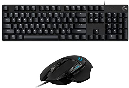 Logitech G413 SE Mechanical Gaming Keyboard and Logitech G502 HERO High Performance Gaming Mouse Bundle