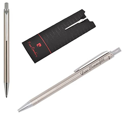 Pierre Cardin® AMOUR Kugelschreiber mit Gravur | Premium Stift Etui | blaue Mine | edel | personalisiertes Geschenk | Namen | graviert | Jahrestag | Geburtstag