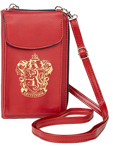 Harry Potter Umhängetasche für Geld und Handy Geldbeutel Handytasche Gryffindor Slytherin Ravenclaw