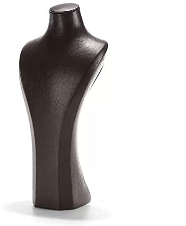 Lizhuzhuzs28 Schmuckhalter Halskette Kette Schmuck Büste Display Halter Ständer, Halsketten Display Halskette Mannequin, Halskette Büste Schmuck Büste Ständer, Kunstleder Schmuckbaum(Klein)