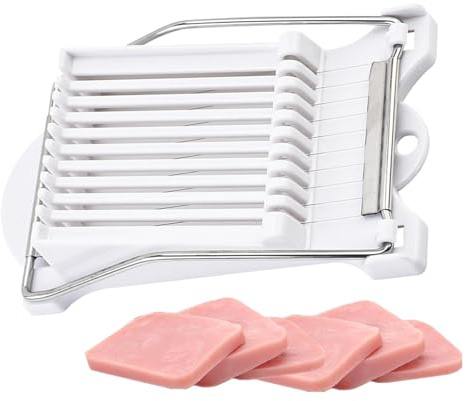 Tomato Slicer - Cheese Slicer | Tomato Slicer Fruits Cutter | Luncheon Meat Slicer | Luncheon Meat Slicer Quick | Stainless Steel Boiled Egg Slicer Cutter | Handheld Quick Slicer Evenly Strong For Ham