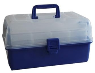 HYKJCSS Angelbox Angelkoffer Tragbare Angelgerät-Aufbewahrungsbox Multifunktionale Tragbare Köder-Angelbox Werkzeug-Aufbewahrungsbox Angelbox FüR Köder