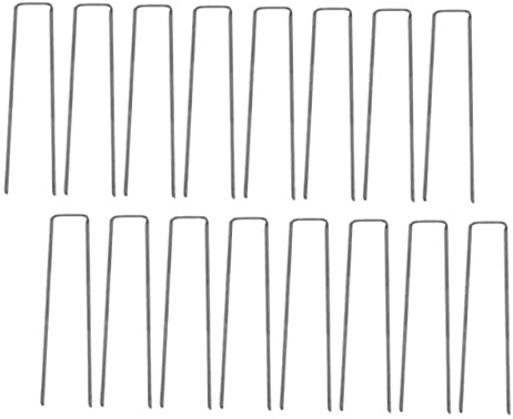 Milisten 50piezas Clavos para Césped Artificial Grapas De Fijación para Jardinería Tierra Suave Clavos para Césped Artificial para Fijar De Jardinería El Patio