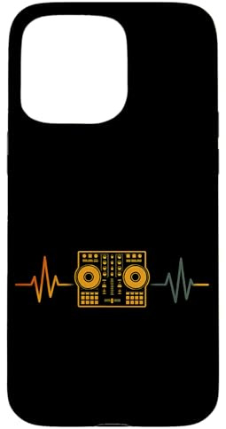 Contrôleur DJ Heartbeat Line Conception de producteur de Coque pour iPhone 15 Pro Max
