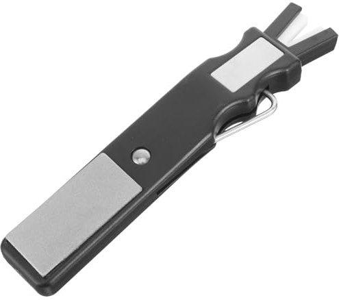 DIYEAH Affûteur de Lames de Patins de Hockey Portable en Carbure de Silicium, Outil D’aiguisage Pratique pour Chaussures de Patinage sur Glace, Accessoire Multifonctionnel pour Entretien