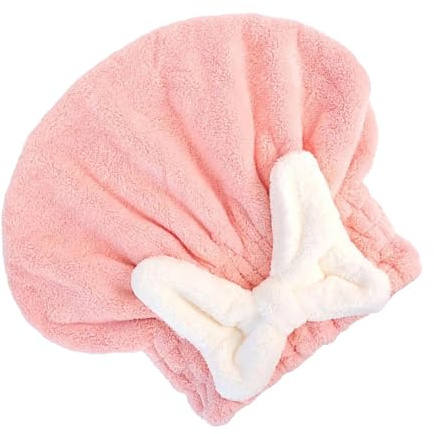 Hår Torkhandduk Huvudhandduk Hatt Med 27 x 26 cm | Våt Hår Handduk Wrap för Resor Semester Strand Simning Dusch Badrum