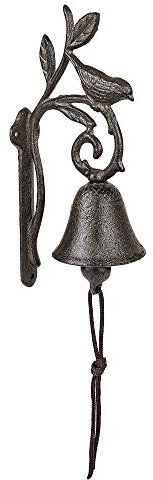 Gusseisen Glocke mit Vogel Motiv