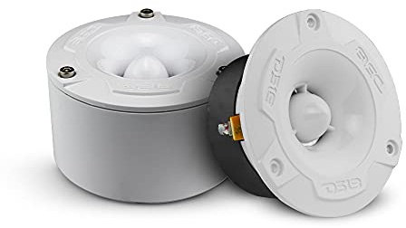DS18 NXL-T1 Marine 2,5 cm VC wasserdichter Aluminium-Hochtöner, 240 W max, 4 Ohm, integrierte Frequenzweiche – ideal für Boote, Motorsport, Motorrad, ATV, UTV (2 wasserdichte Lautsprecher)