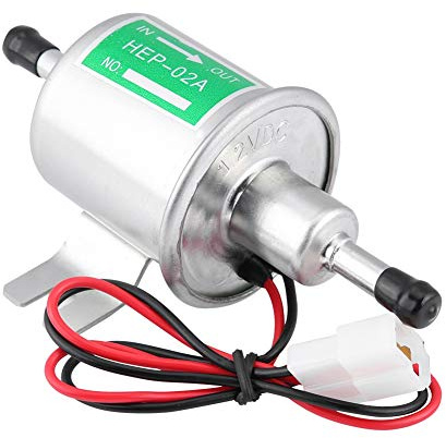 EBTOOLS Elektrisk Bränslepump 12V Universal Bensin Bensin Elektrisk Bränslepump Gas- och Dieselgeneratorer HEP-02A
