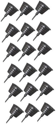 INOOMP 300piezas Caja De Fertilizante Plástico Para Bonsáis Contenedor Portable Con Tapa Herramienta De Jardinería Para Plantas s Negro Para Proteger y Facilitar El Abono El Hogar